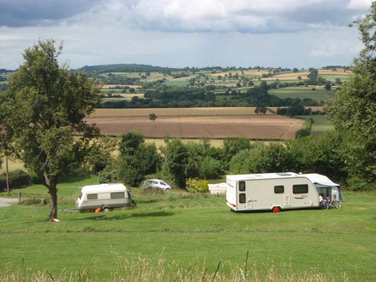 Much Wenlock Caravan & Campsite at Lower Hill Farm Shropshire